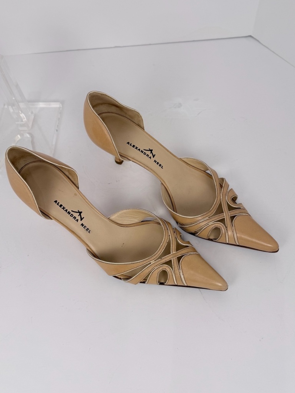 Alexandra Neel Camel/Nude Incognito_Dorse Heels, Size 38